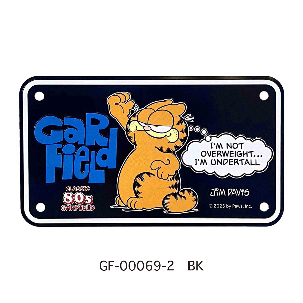 【GARFIELD】BIKER CM PLATE/【ガーフィールド】 バイカーCMプレート