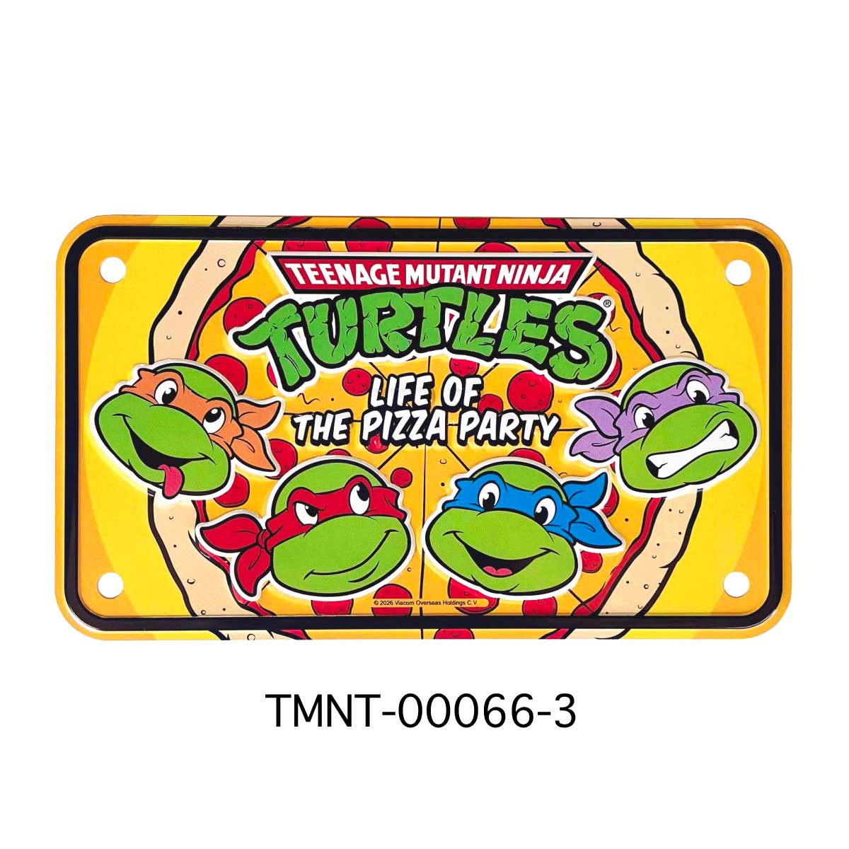 【Mutant Turtles】BIKER CM PLATE/【ミュータントタートルズ】 バイカーCMプレート