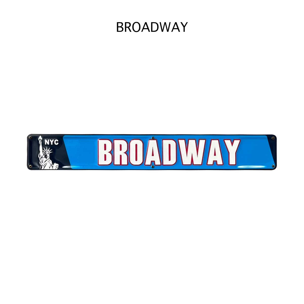 EMBOSS STATES STREET SIGN/エンボスステーツ ストリートサイン