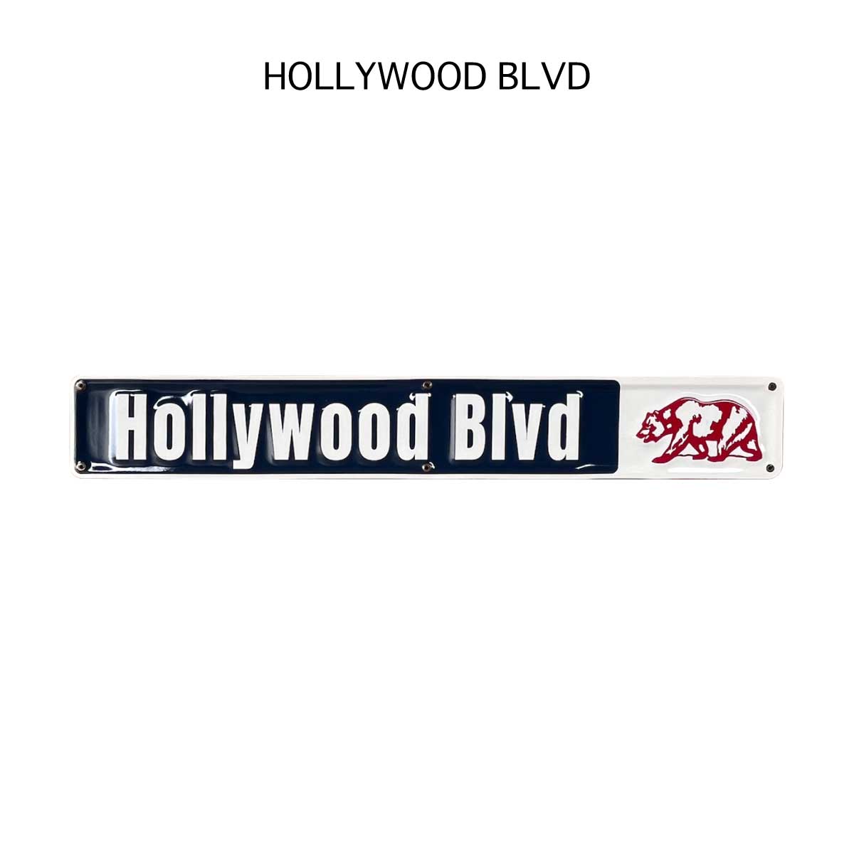 EMBOSS STATES STREET SIGN/エンボスステーツ ストリートサイン
