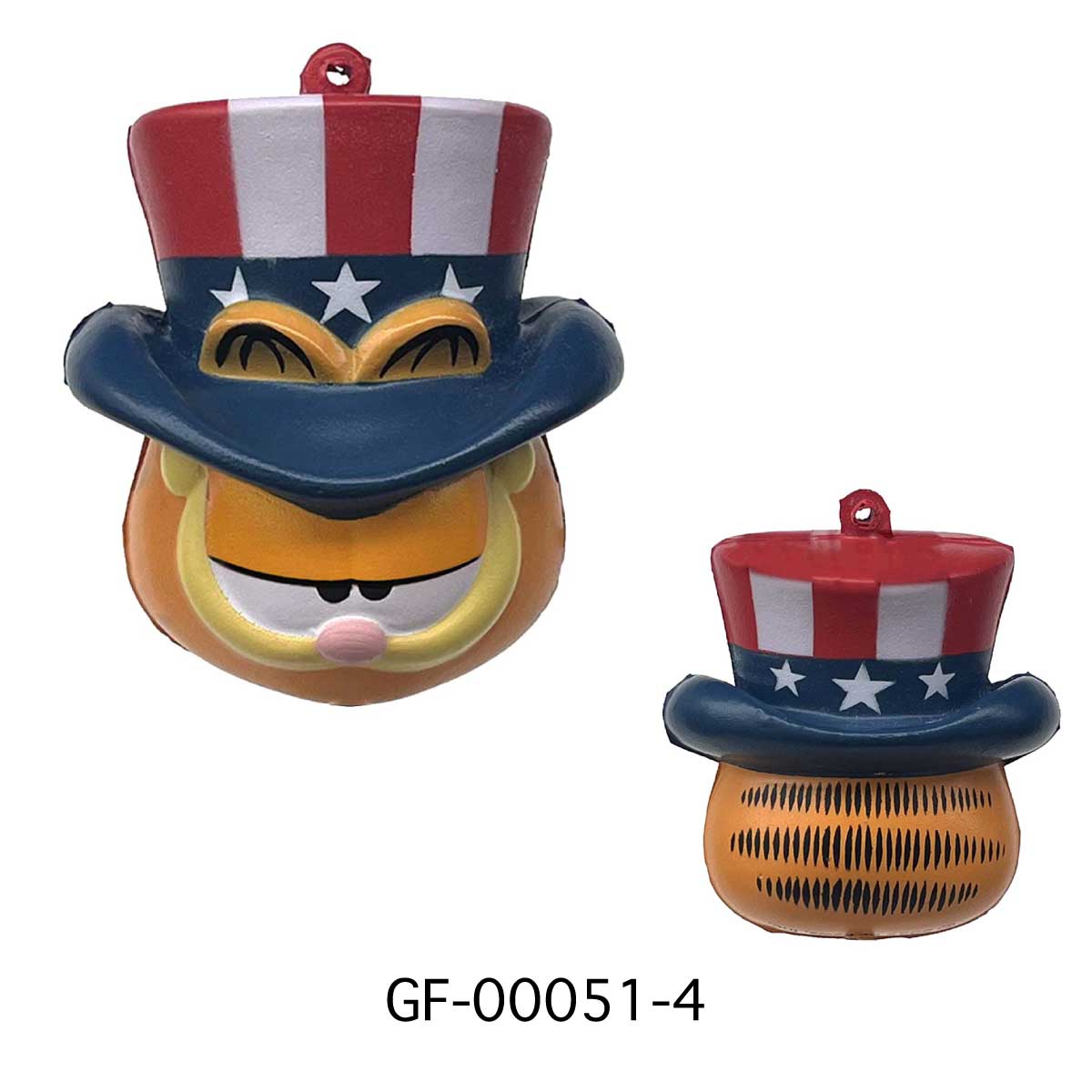 【GARFIELD】SQUEEZE TOPPER KEY CHAIN/【ガーフィールド】 スクイーズトッパーキーチェーン
