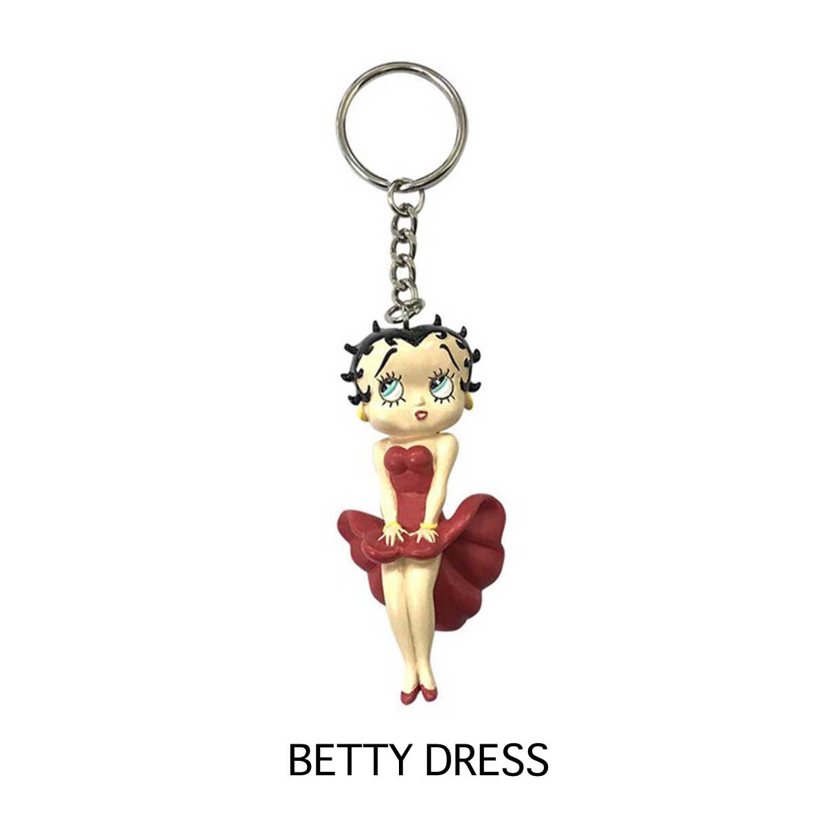 【BETTY BOOP】3D PVC KEYRING/【ベティブープ】 3D PVCキーリング