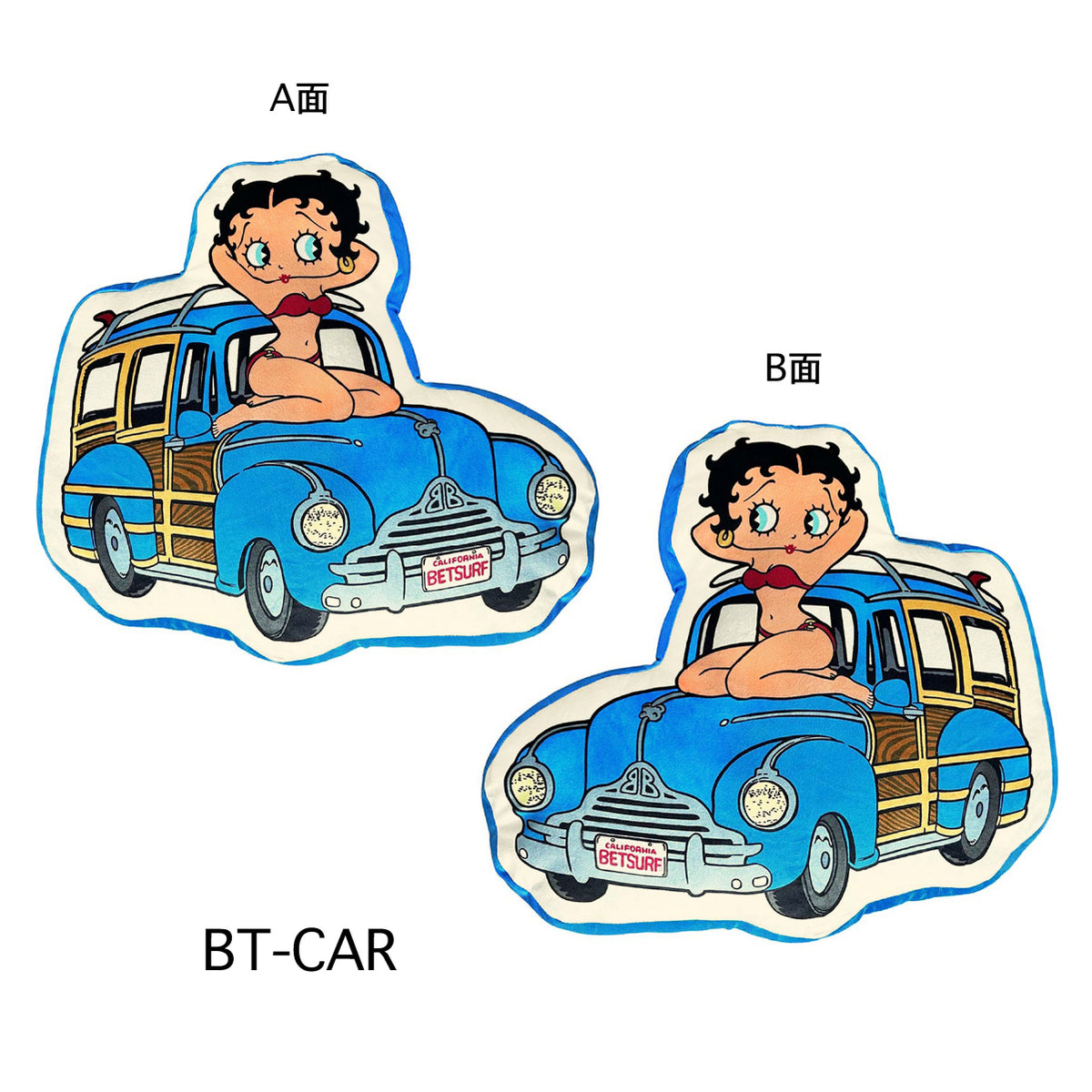 【BETTY BOOP】DIECUT CUSHION/【ベティブープ】 ダイカットクッション