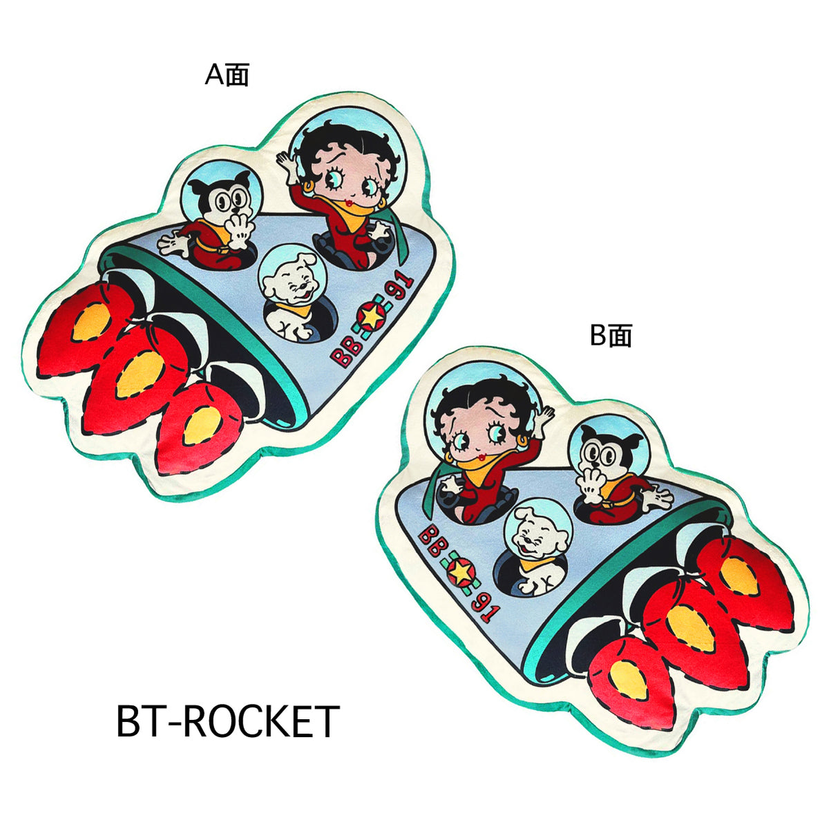 【BETTY BOOP】DIECUT CUSHION/【ベティブープ】 ダイカットクッション