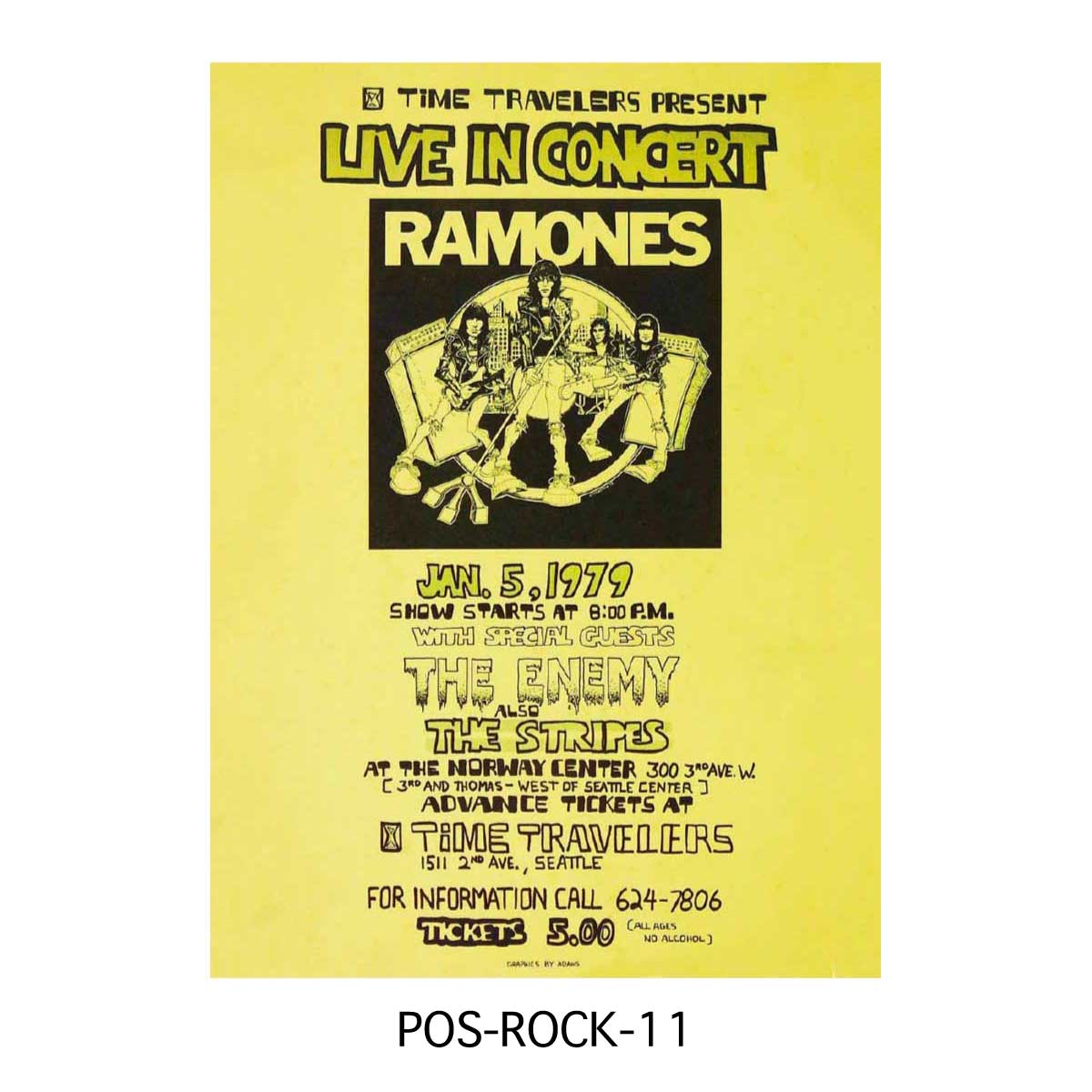 ROCK POSTER 【L size】/ロックポスター 【Lサイズ】