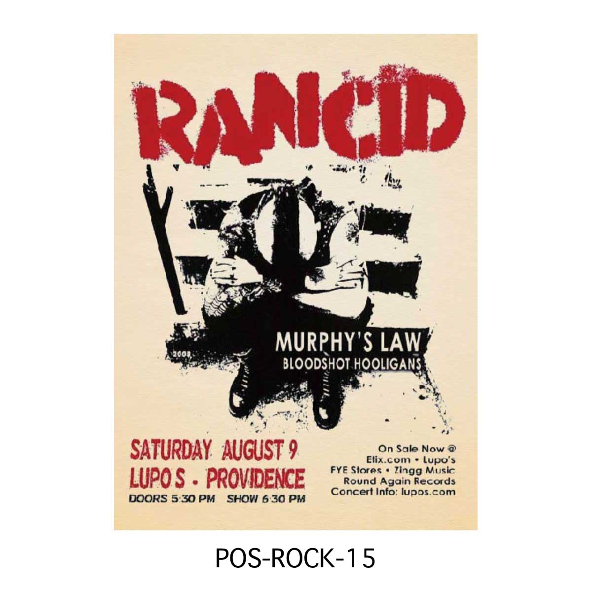 ROCK POSTER 【L size】/ロックポスター 【Lサイズ】