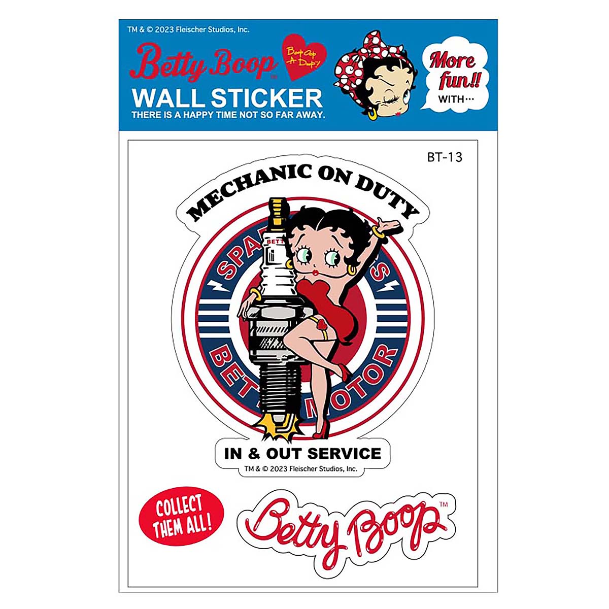 【BETTY BOOP】STICKER/【ベティブープ】 ステッカー