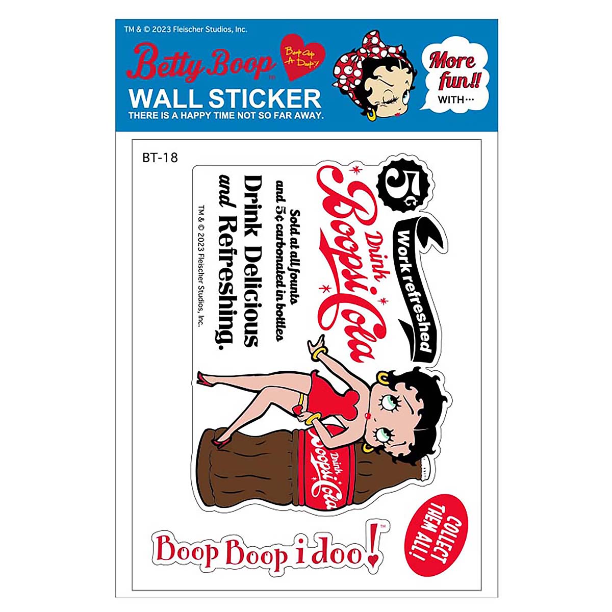 【BETTY BOOP】STICKER/【ベティブープ】 ステッカー