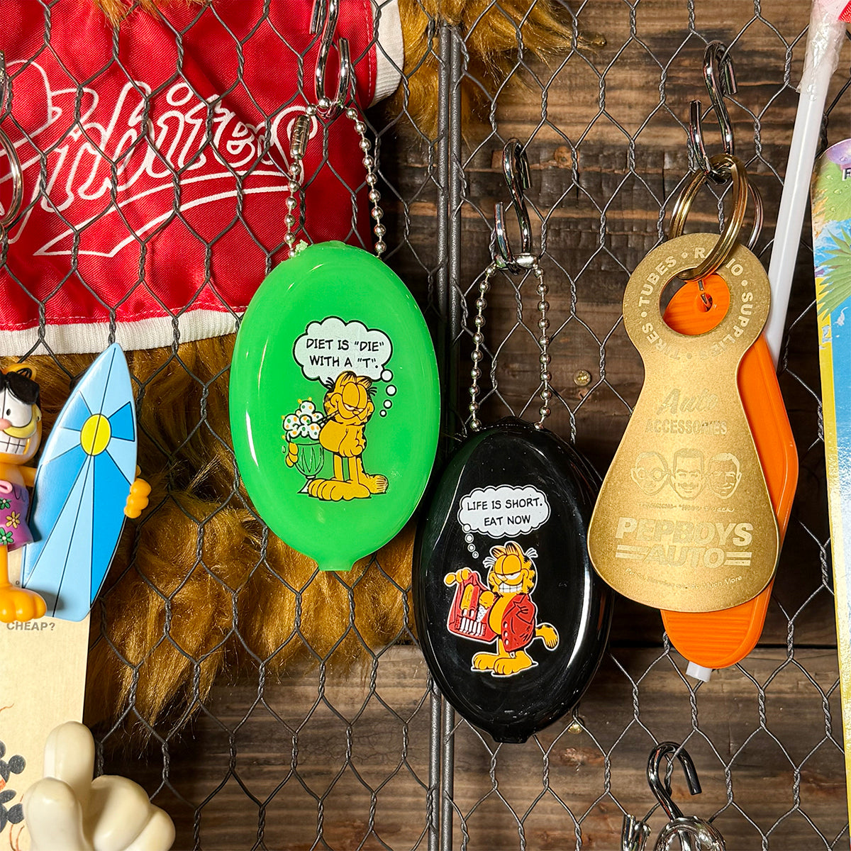 【GARFIELD】RUBBER COIN CASE/【ガーフィールド】 ラバーコインケース