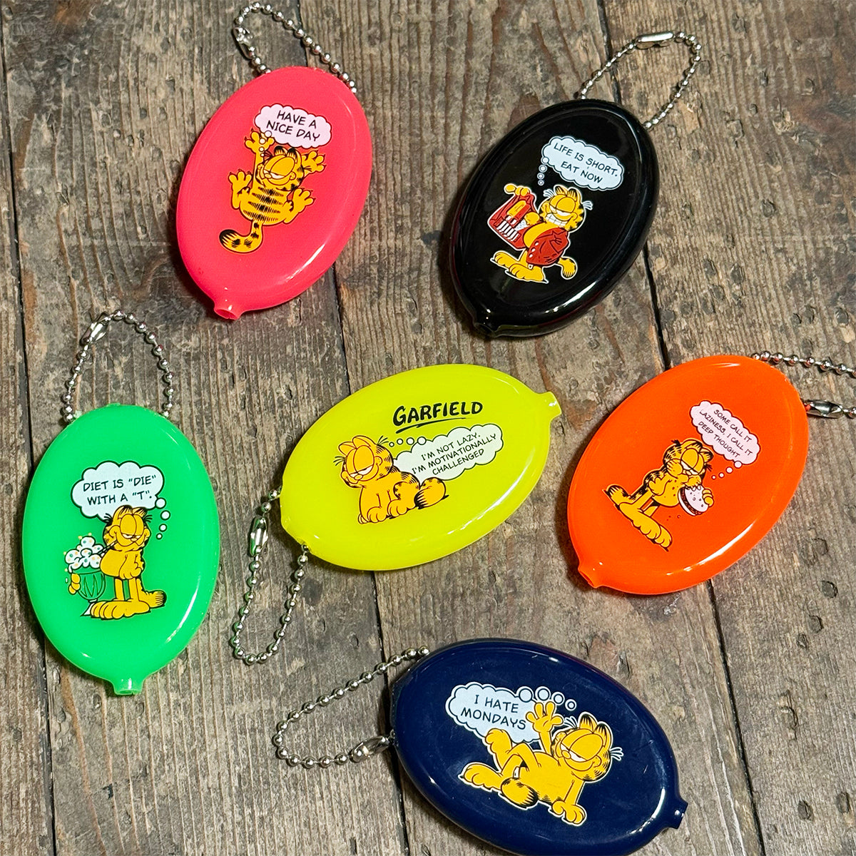 【GARFIELD】RUBBER COIN CASE/【ガーフィールド】 ラバーコインケース
