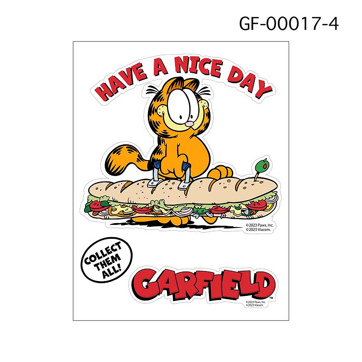 【GARFIELD】STICKER/【ガーフィールド】 ステッカー