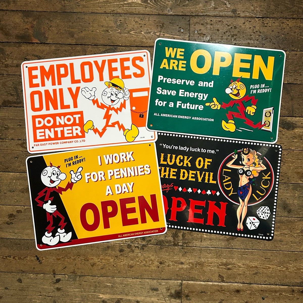 【ADVERTISING】 PLASTIC SIGN BOARD/【アドバタイジング】 プラスチックサインボード