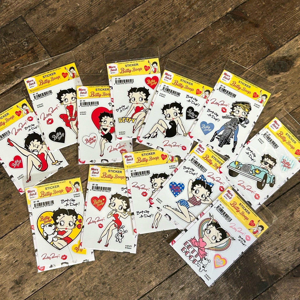 【BETTY BOOP】STICKER/【ベティブープ】 ステッカー