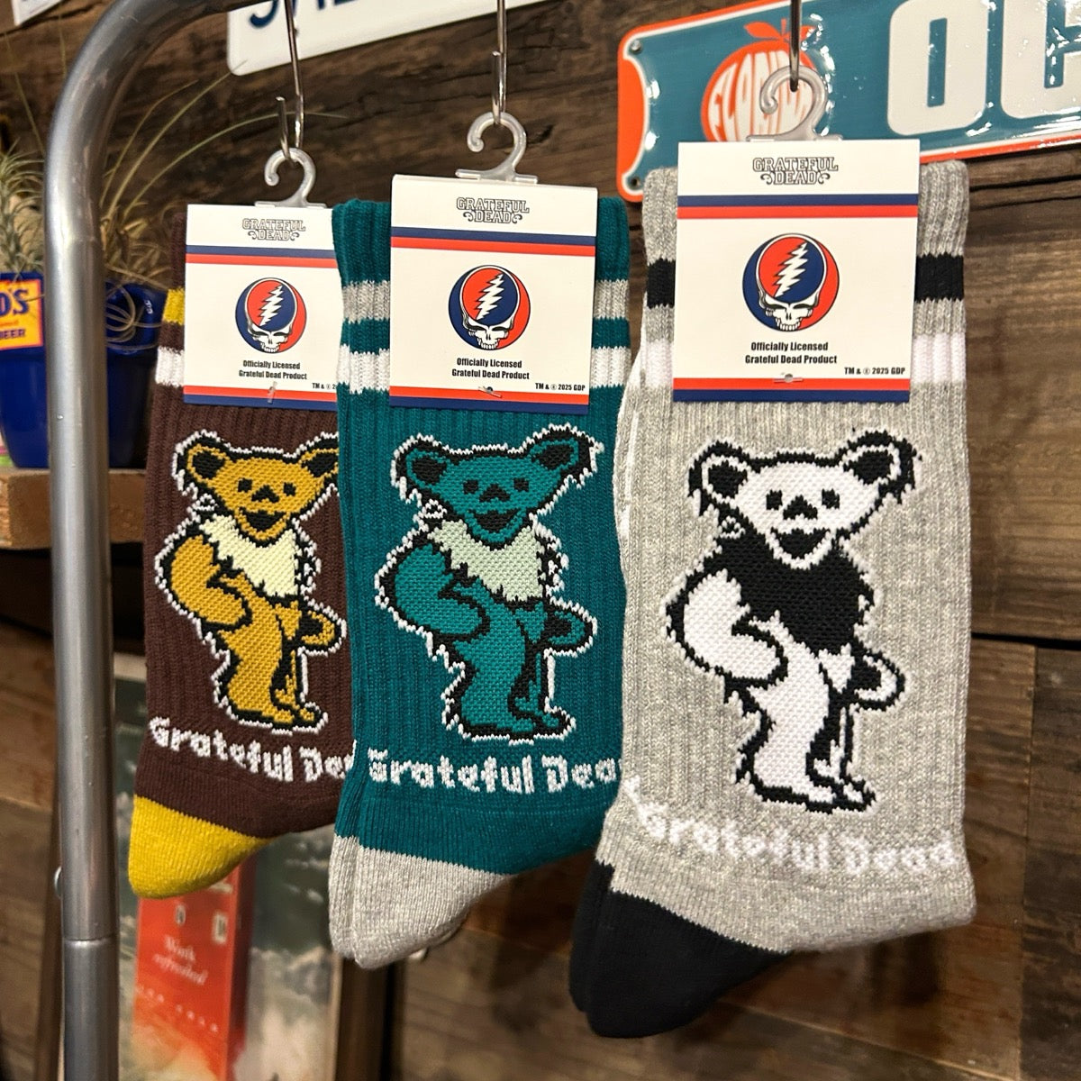 【DANCING BEAR】DEAD BEAR SOCKS/【ダンシングベア】 デッドベアソックス