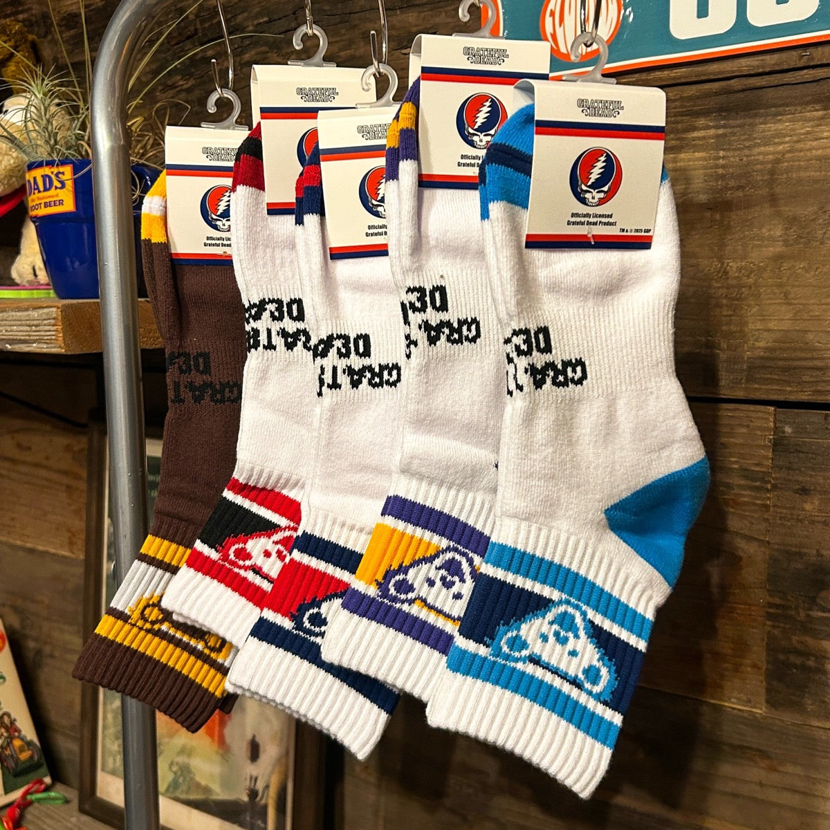 【DANCING BEAR】DEAD BEAR CREW SOCKS/【ダンシングベア】 デッドベアクルーソックス