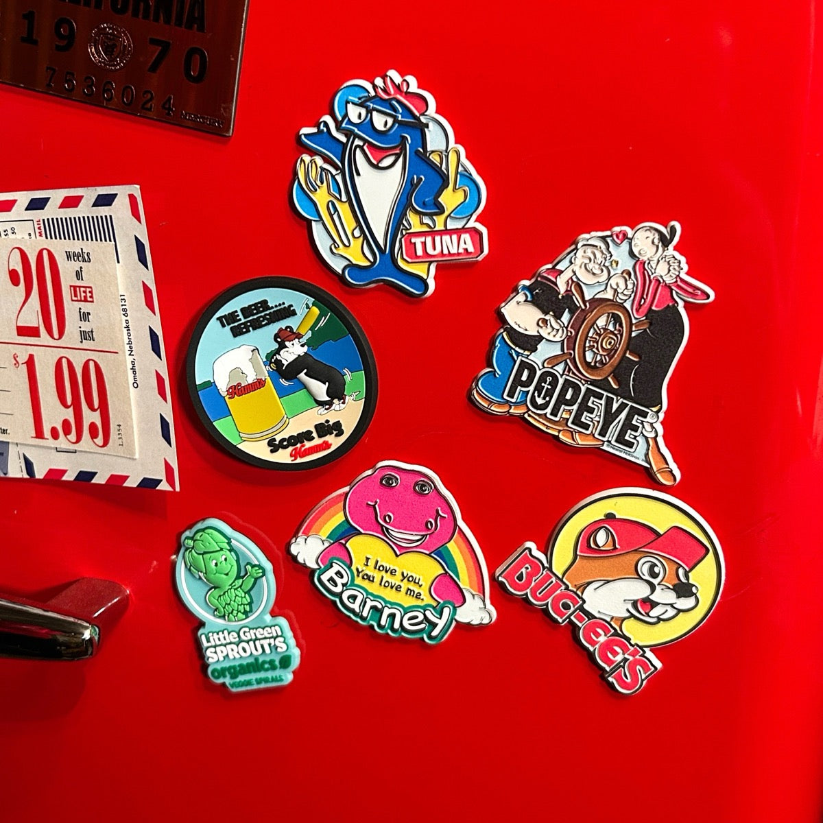 VINTAGE RUBBER MAGNET/ヴィンテージラバーマグネット