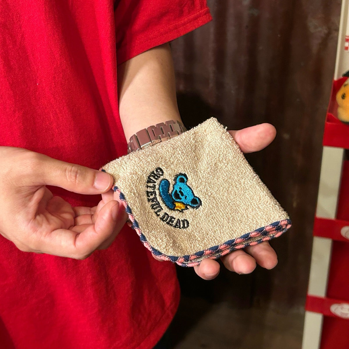 【Dancing Bear】 MINI TOWEL/【ダンシングベア】 ミニタオル