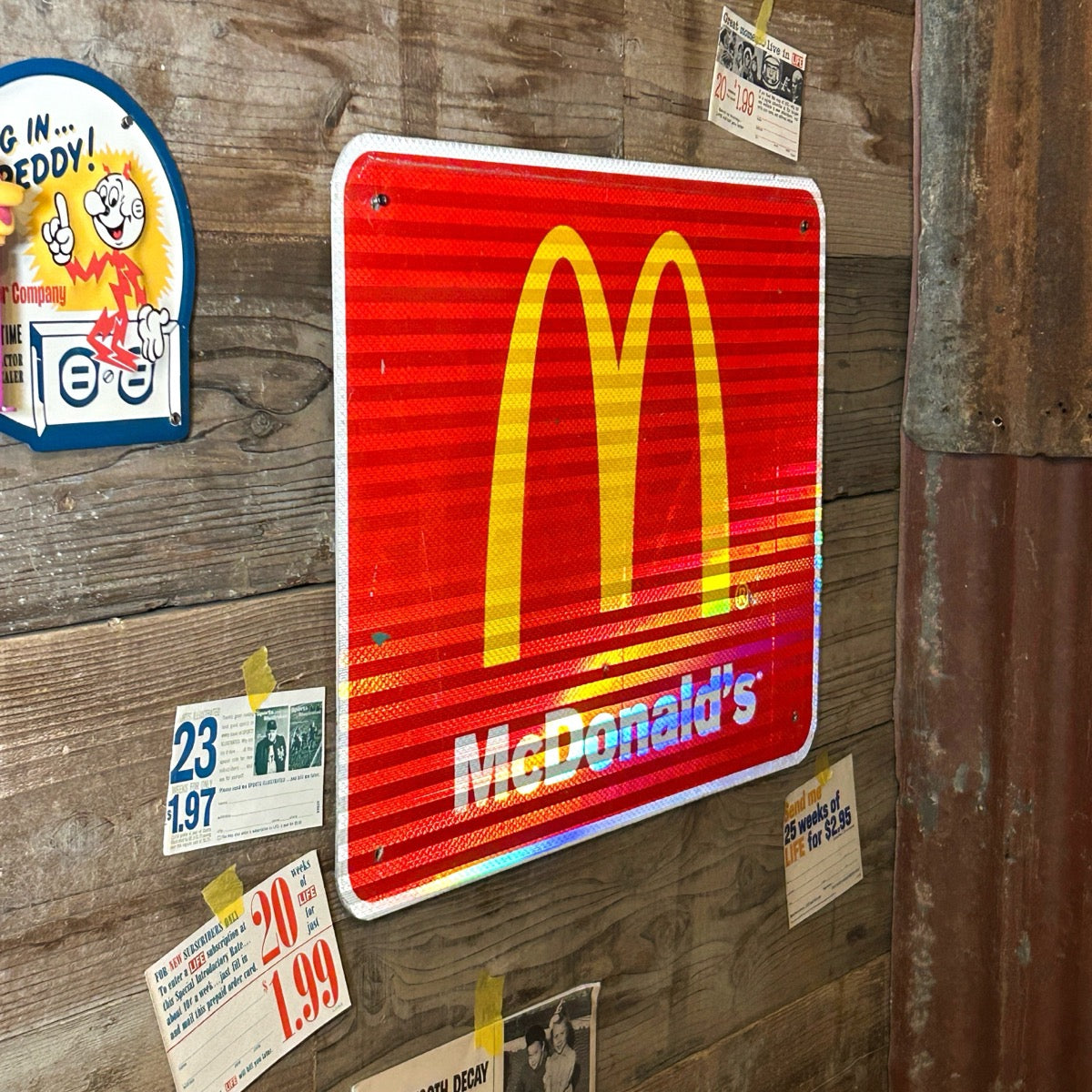 McDonald's Highway Roadside Sign/マクドナルド ハイウェイ ロードサイドサイン【US限定】