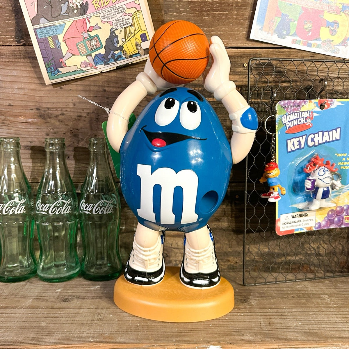 M&M's Blue Basketball Dispenser/エムアンドエムズ ブルー バスケットボール ディスペンサー【US限定】