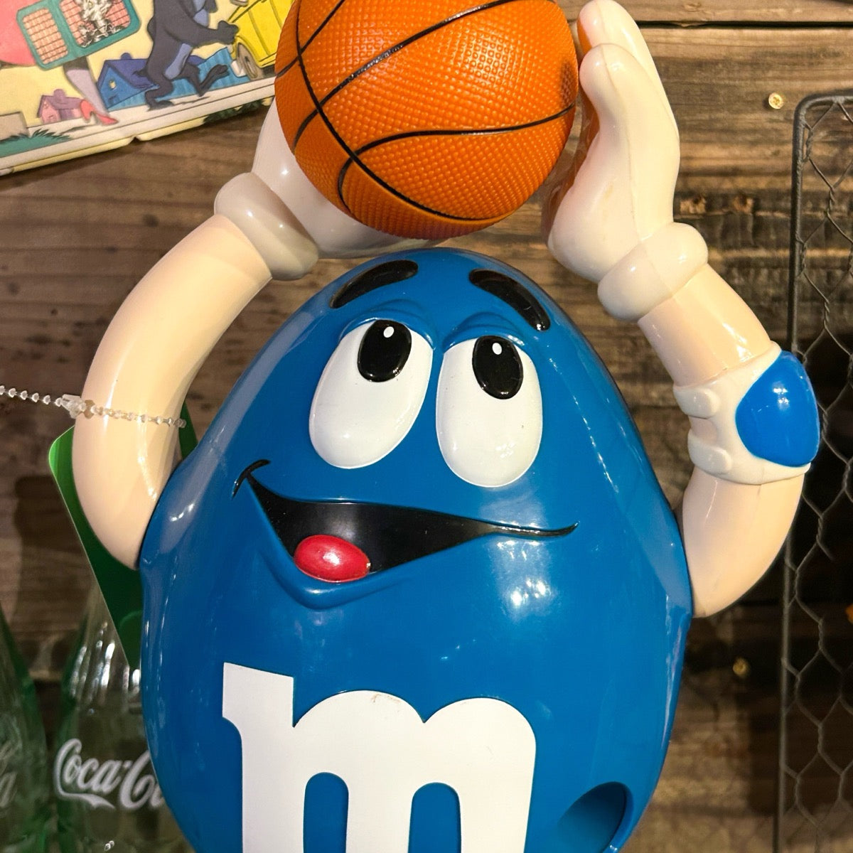 M&M's Blue Basketball Dispenser/エムアンドエムズ ブルー バスケットボール ディスペンサー【US限定】
