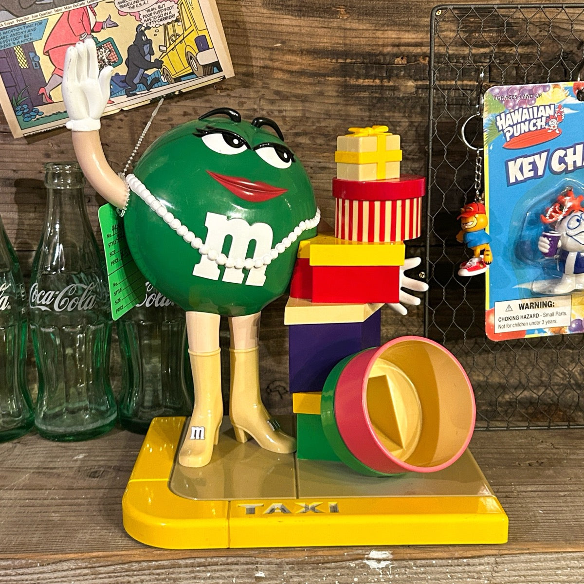 M&M's Green Taxicab Dispenser/エムアンドエムズ グリーン タクシー ディスペンサー【US限定】