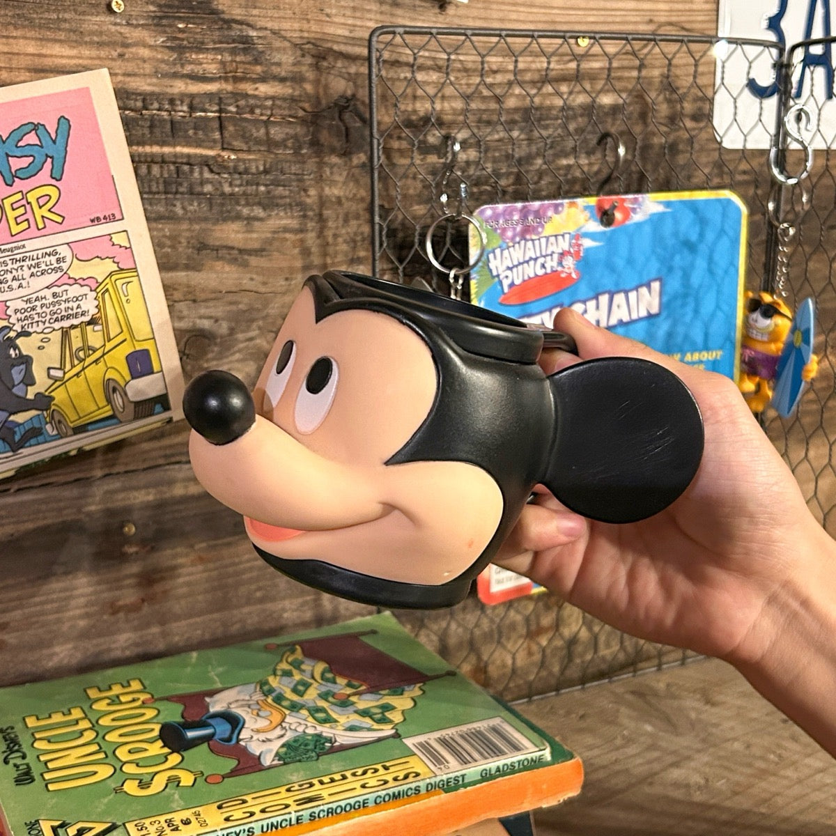 Disney Mickey Mouse 3D Face Ceramic Mug/ミッキーマウス 3Dフェイス セラミックマグカップ【US限定】