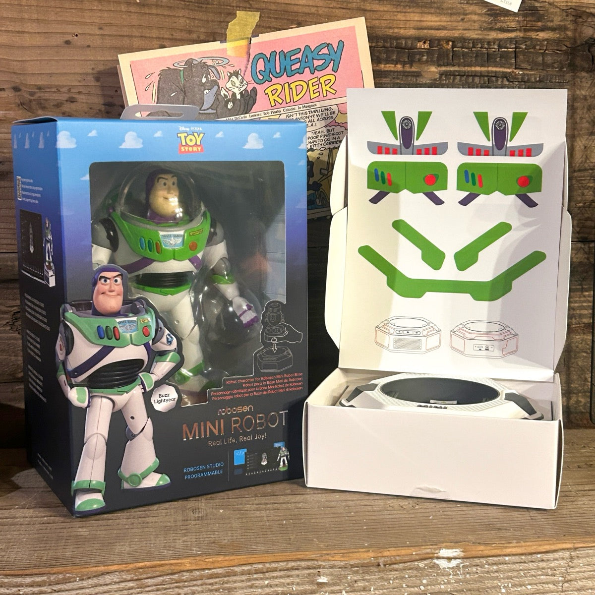 Toy Story Buzz Lightyear & Mini Robot Base Set/トイストーリー バズ・ライトイヤー ＆ ミニロボット ベースセット【US限定】
