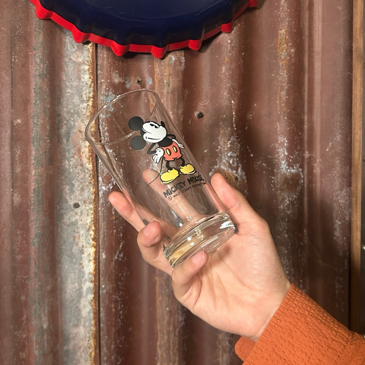 Vintage Mickey Mouse Glass/ヴィンテージ ミッキーマウス グラス【US限定】