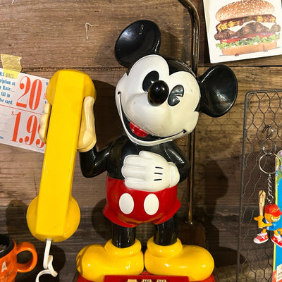 Vintage Mickey Mouse Telephone Lamp/ヴィンテージ ミッキーマウス 電話機付きランプ【US限定】