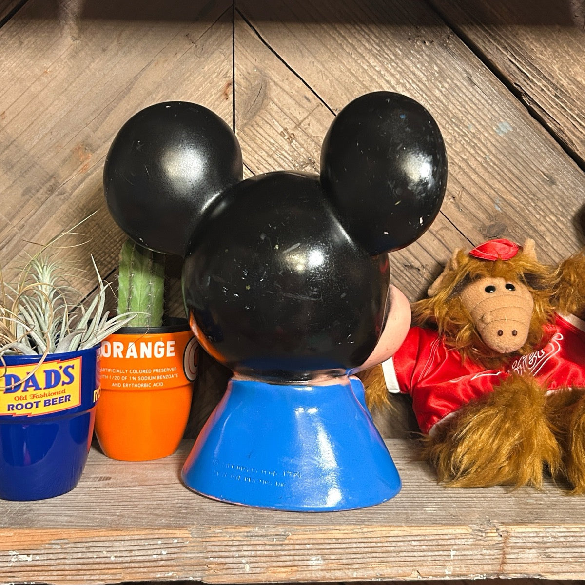 Vintage Mickey Mouse Bank/ヴィンテージ ミッキーマウス 貯金箱【US限定】