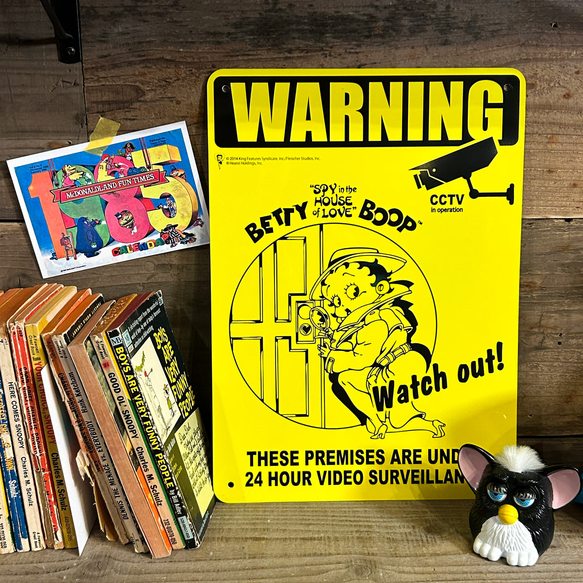 【BETTY BOOP】  PLASTIC SIGN BOARD/【ベティブープ】 プラスチックサインボード