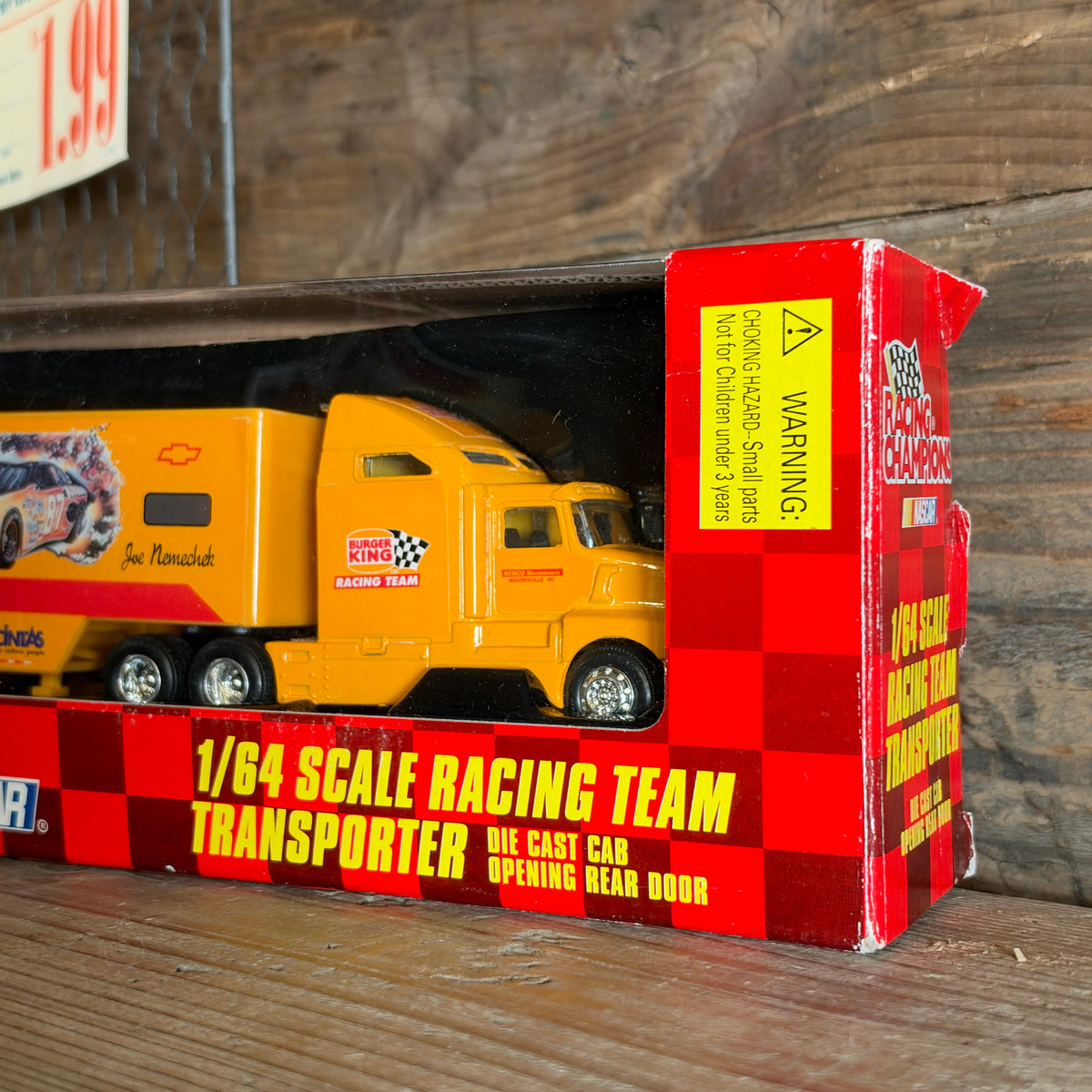 Racing Champions 1/64 Scale NASCAR Burger King/レーシングチャンピオン 1996年エディション 1/64スケール バーガーキング レーシングチーム【US限定】