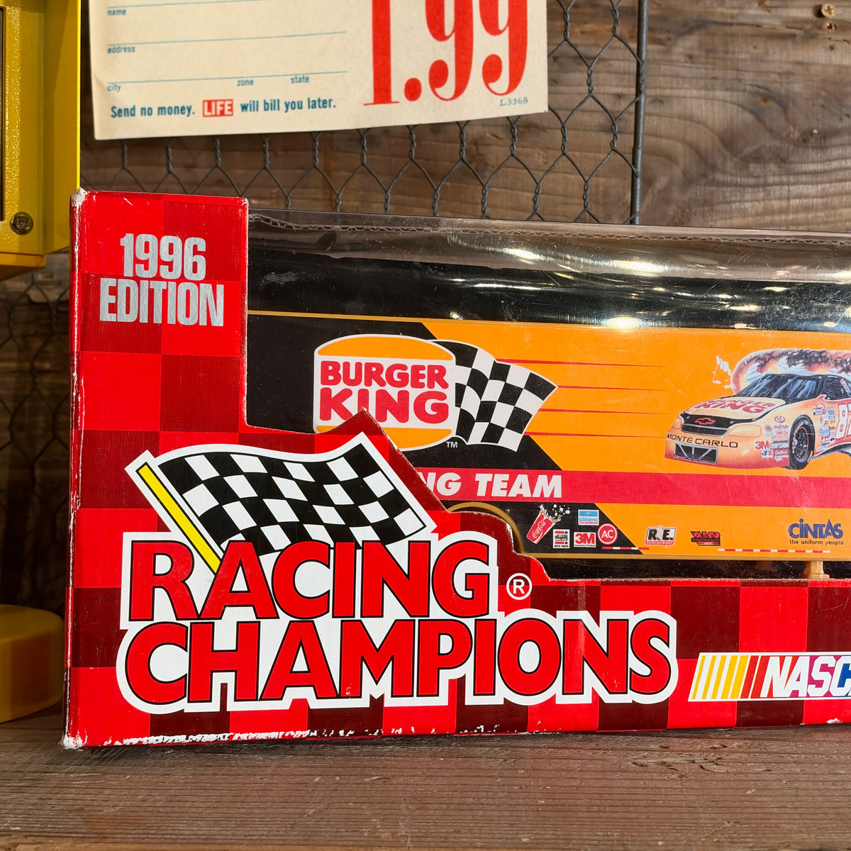 Racing Champions 1/64 Scale NASCAR Burger King/レーシングチャンピオン 1996年エディション 1/64スケール バーガーキング レーシングチーム【US限定】