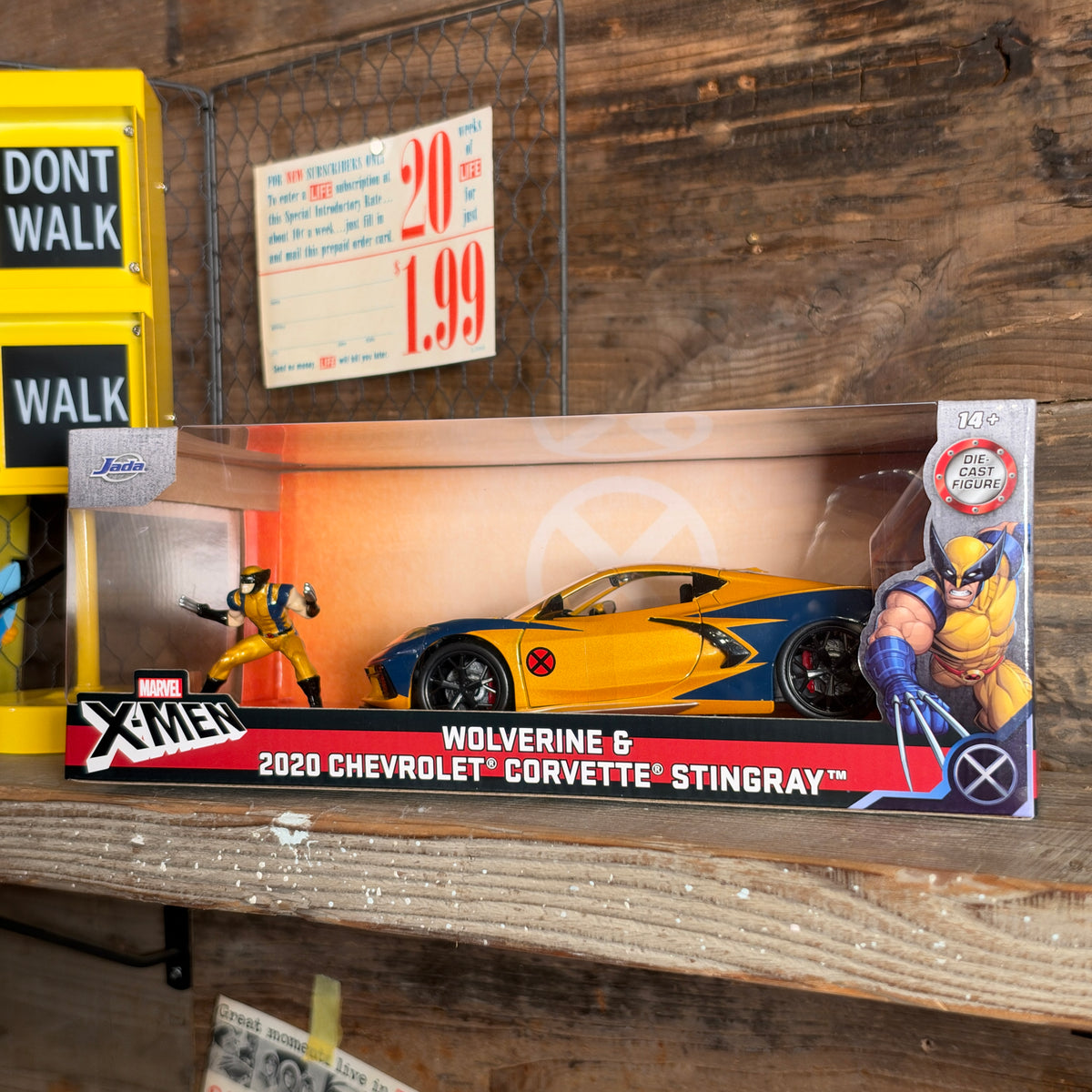 Jada Toys Marvel X-MEN "Wolverine" & 2020 Chevrolet Corvette/ジェイダトイズ マーベル X-MEN 「ウルヴァリン」 & 2020 シボレー コルベット【US限定】