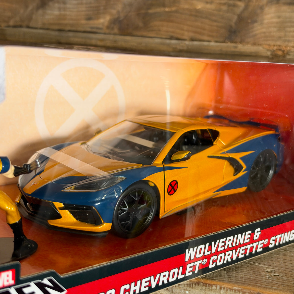 Jada Toys Marvel X-MEN "Wolverine" & 2020 Chevrolet Corvette/ジェイダトイズ マーベル X-MEN 「ウルヴァリン」 & 2020 シボレー コルベット【US限定】