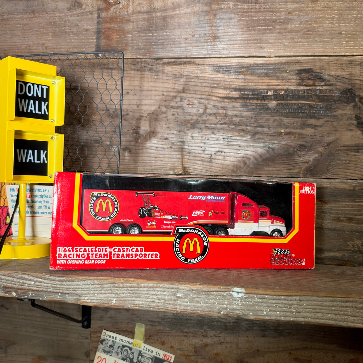 Racing Champions 1/64 Scale NHRA "McDonald's Transporter/レーシングチャンピオン 1994年エディション 1/64スケール NHRA マクドナルド ドラッグスターセット【US限定】