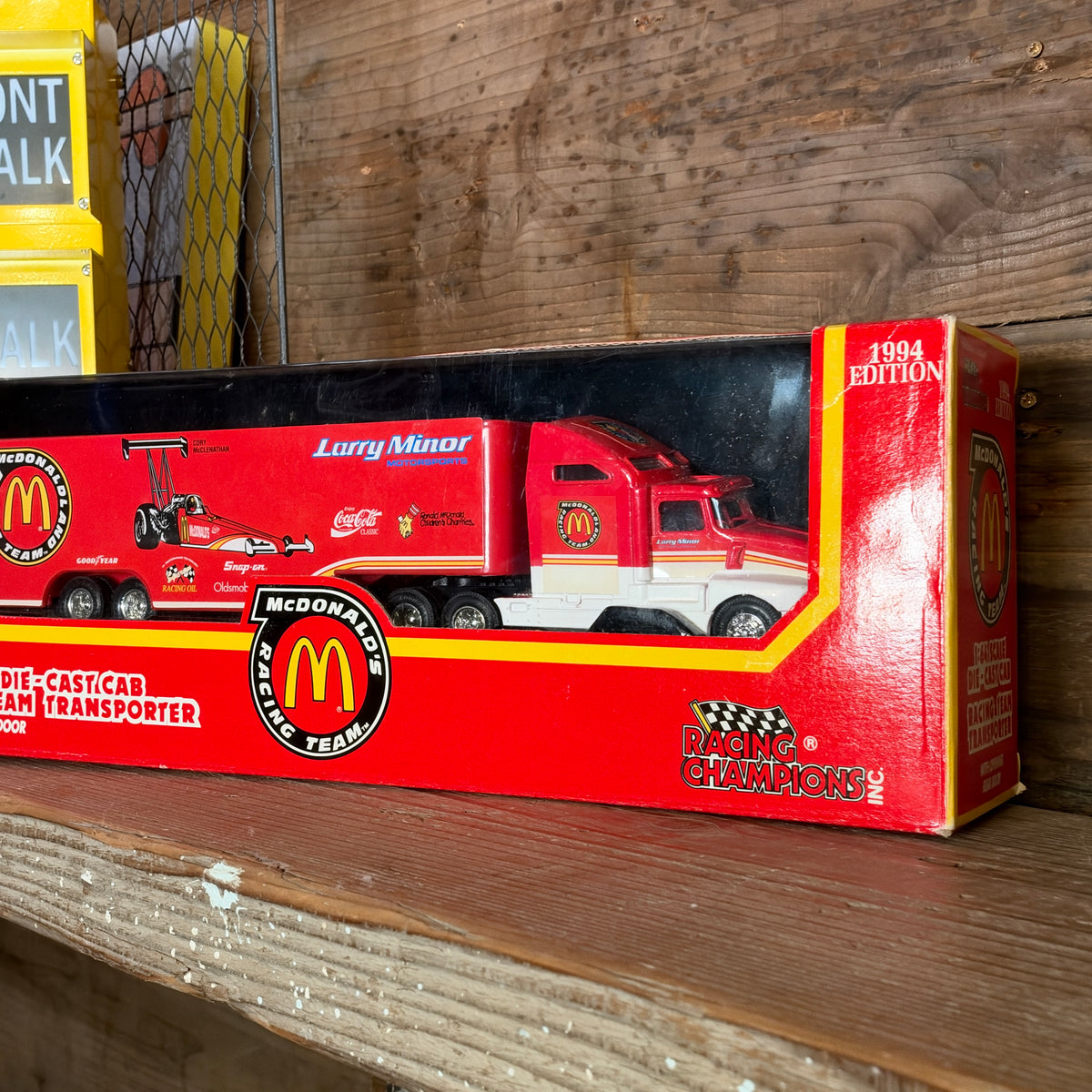 Racing Champions 1/64 Scale NHRA "McDonald's Transporter/レーシングチャンピオン 1994年エディション 1/64スケール NHRA マクドナルド ドラッグスターセット【US限定】