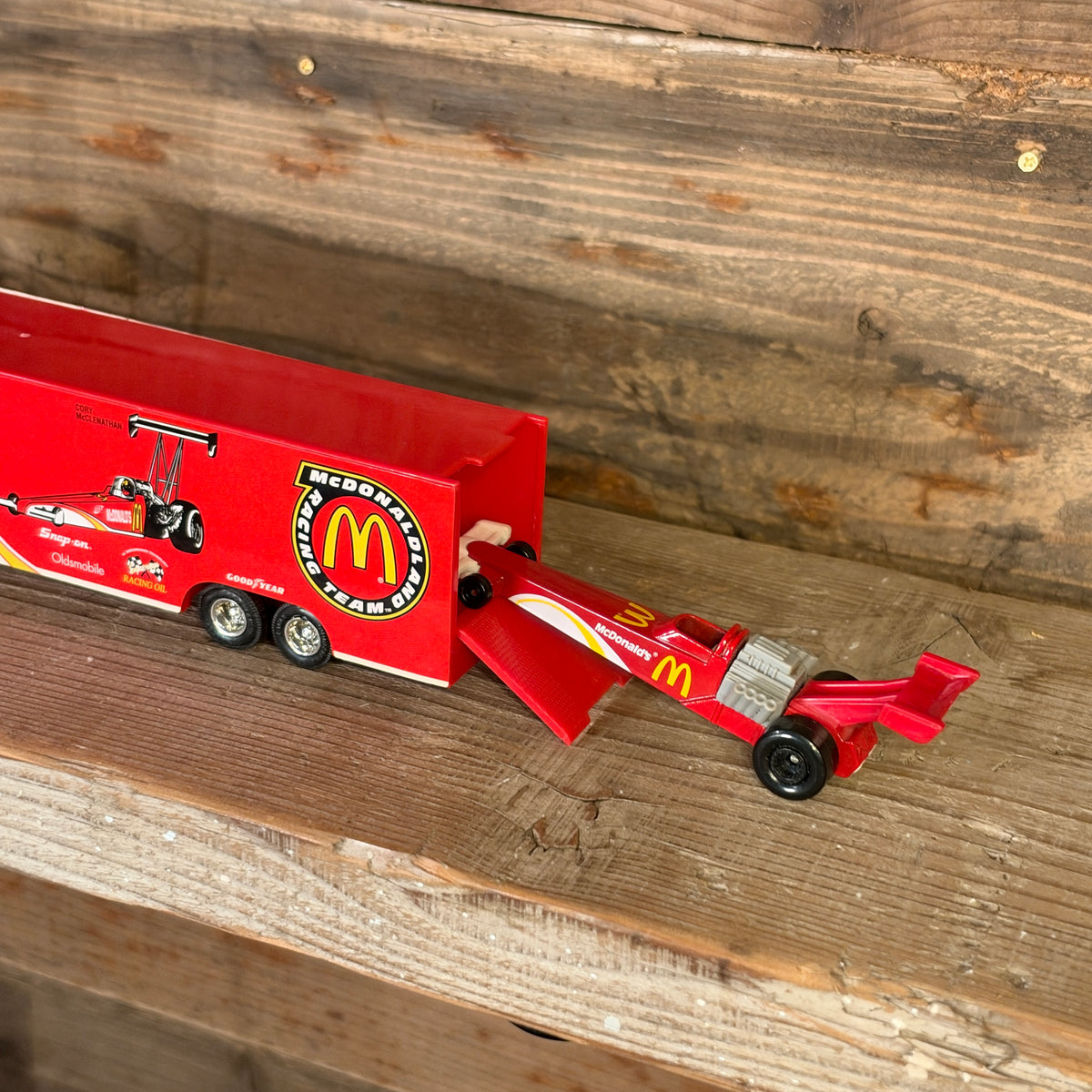 Racing Champions 1/64 Scale NHRA "McDonald's Transporter/レーシングチャンピオン 1994年エディション 1/64スケール NHRA マクドナルド ドラッグスターセット【US限定】