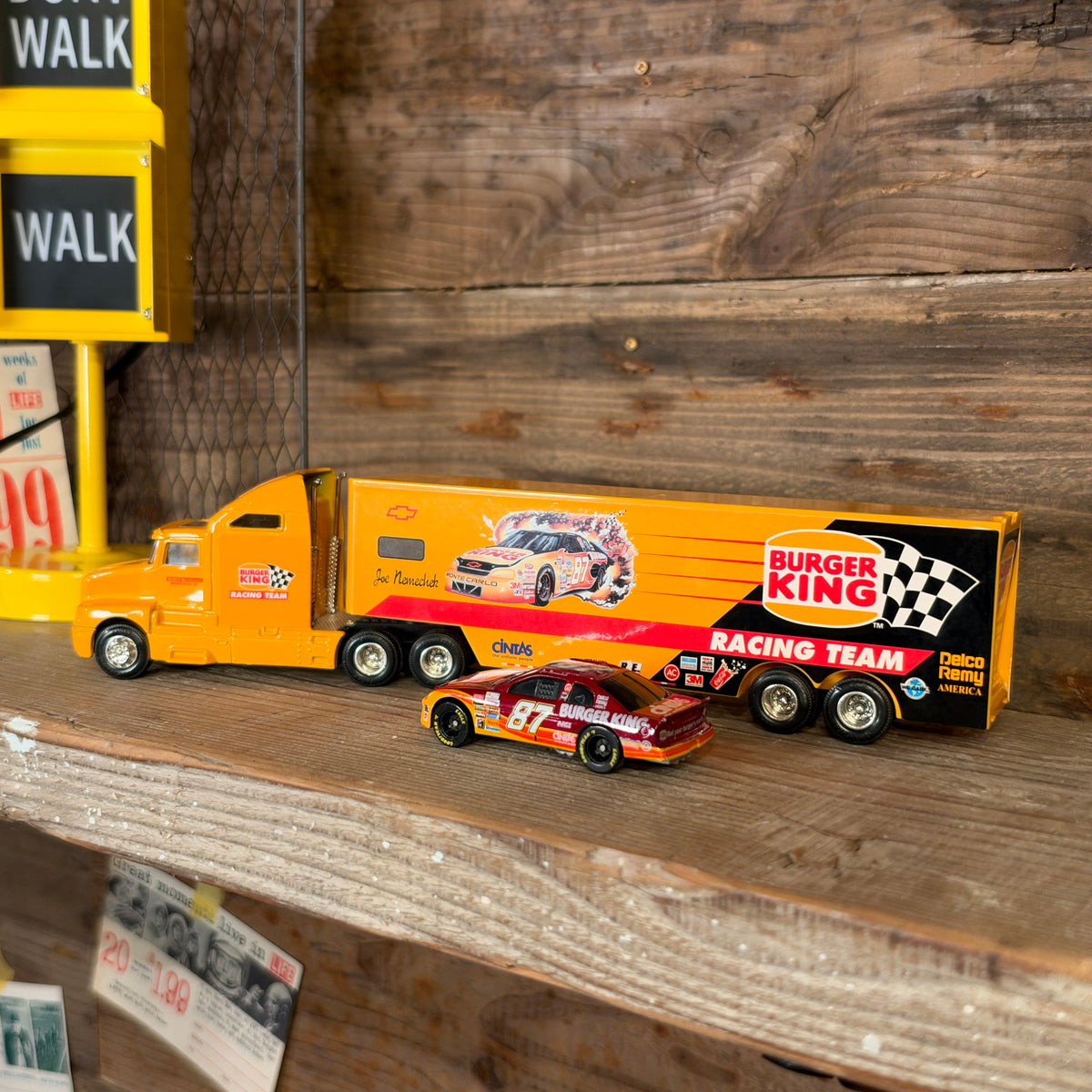 Racing Champions 1/64 Scale NASCAR Burger King/レーシングチャンピオン 1996年エディション 1/64スケール バーガーキング レーシングチーム【US限定】