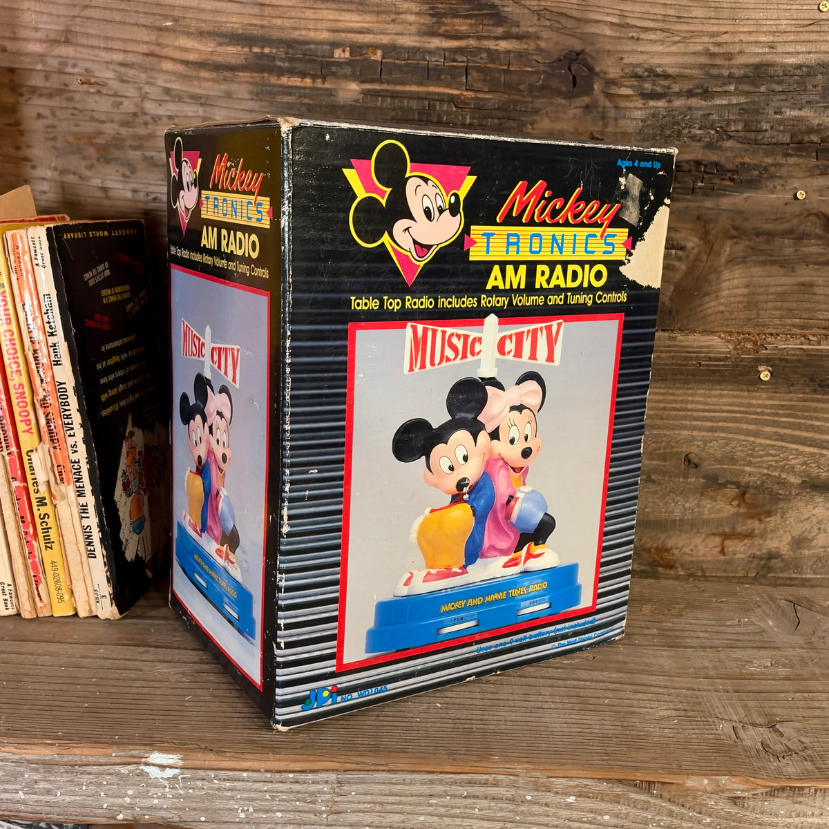Vintage JPI "Mickey and Minnie Tunes" Table Top Radio/ヴィンテージ JPI 「ミッキー＆ミニー チューンズ」卓上ラジオ