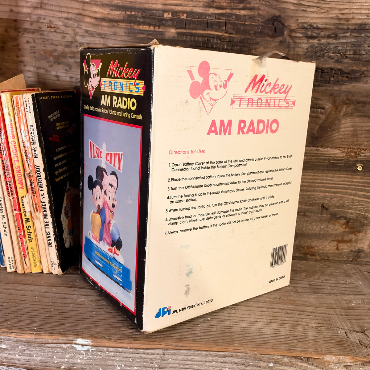 Vintage JPI "Mickey and Minnie Tunes" Table Top Radio/ヴィンテージ JPI 「ミッキー＆ミニー チューンズ」卓上ラジオ
