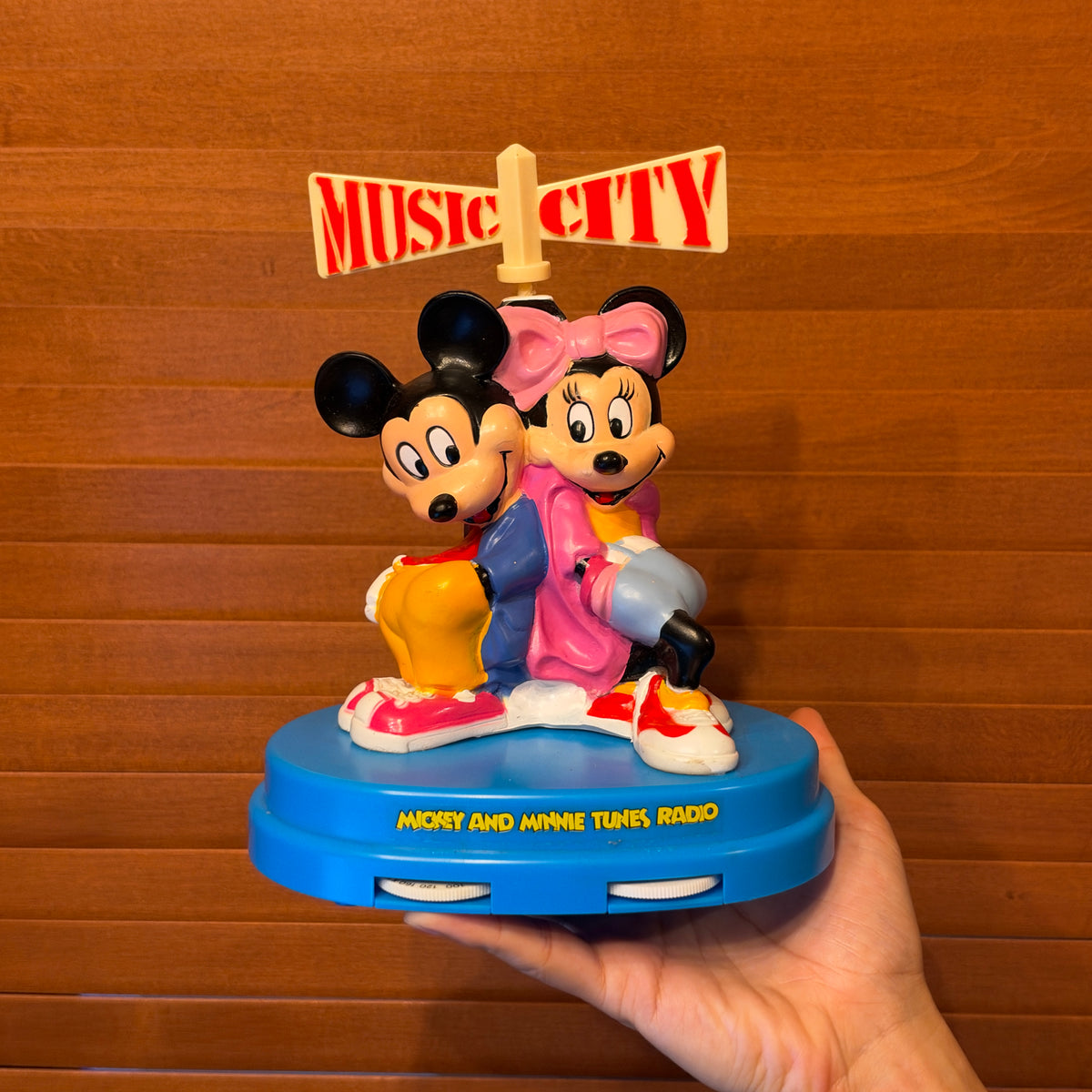 Vintage JPI "Mickey and Minnie Tunes" Table Top Radio/ヴィンテージ JPI 「ミッキー＆ミニー チューンズ」卓上ラジオ