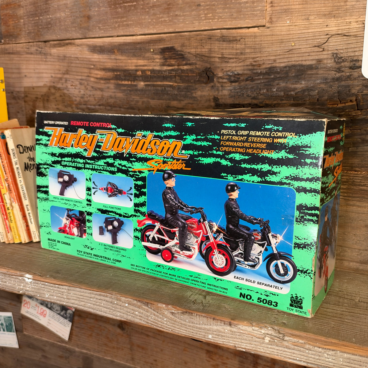 Vintage Toy State Davidson Remote Control Motorcycle/ヴィンテージ トイステート ハーレーダビッドソン 電動リモート【US限定】