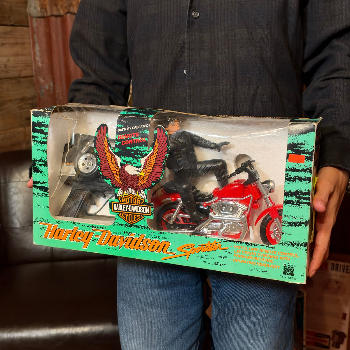 Vintage Toy State Davidson Remote Control Motorcycle/ヴィンテージ トイステート ハーレーダビッドソン 電動リモート【US限定】