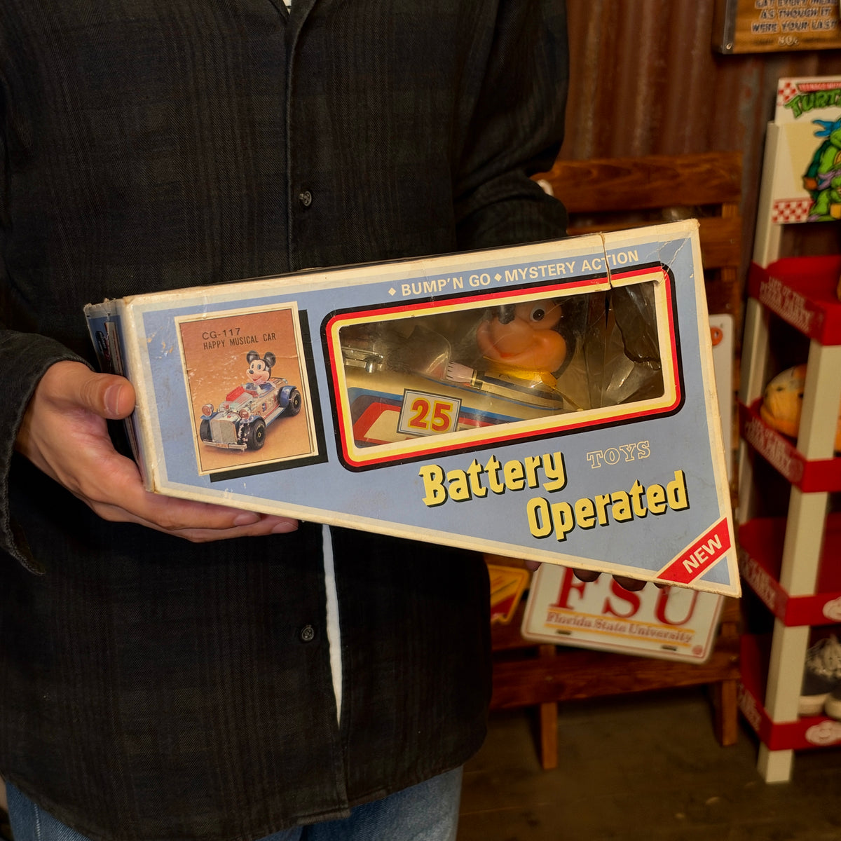 Vintage 1970s Disney Mickey Mouse "HAPPY MUSICAL CAR"/ヴィンテージ 1970年代 ディズニー ミッキーマウス 「ハッピー ミュージカル カー」【US限定】