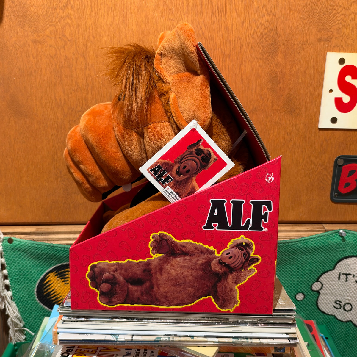 Kidrobot ALF "Collectible Hand Puppet" Plush/ッドロボット アルフ 「コレクティブル ハンドパペット」 ぬいぐるみ【US限定】
