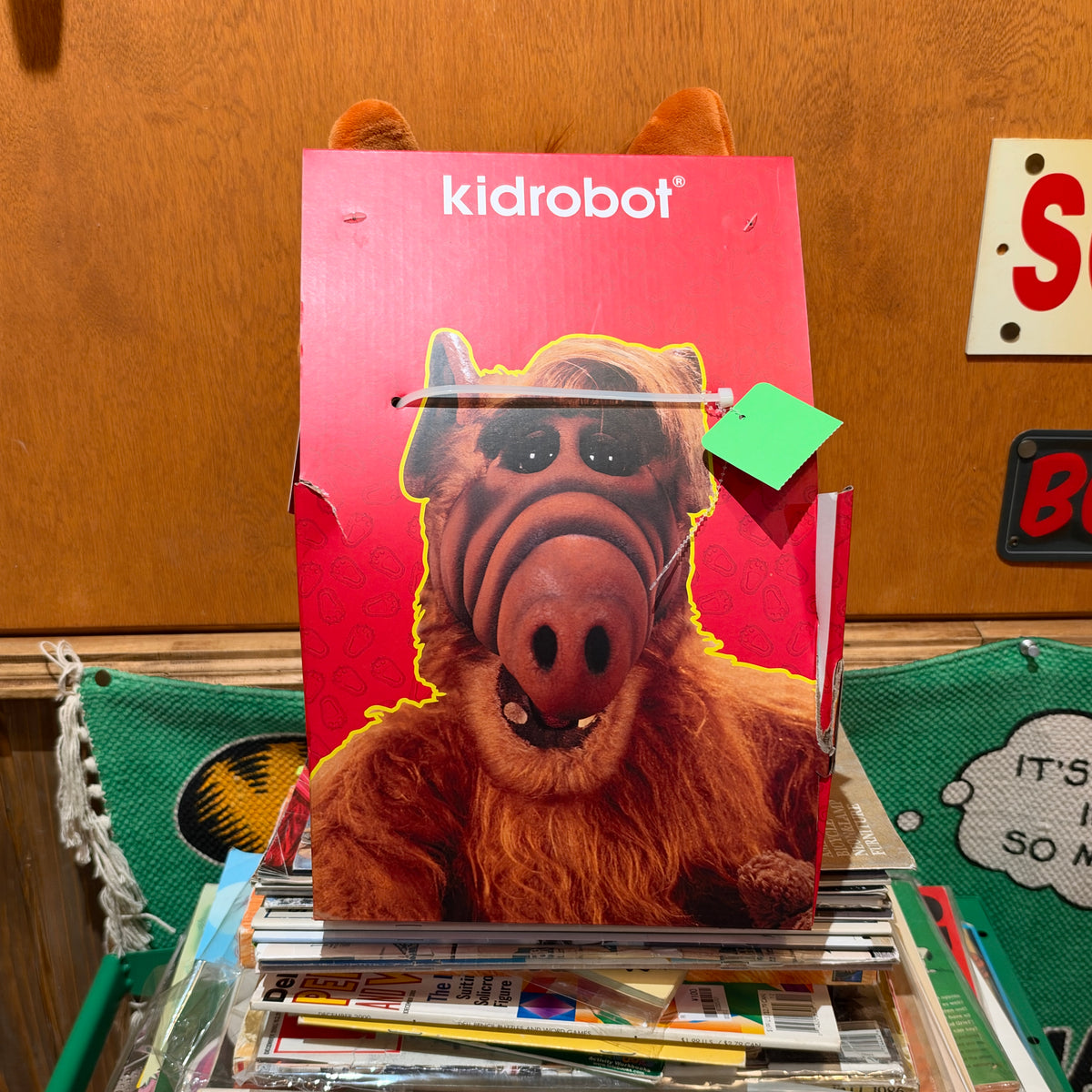 Kidrobot ALF "Collectible Hand Puppet" Plush/ッドロボット アルフ 「コレクティブル ハンドパペット」 ぬいぐるみ【US限定】