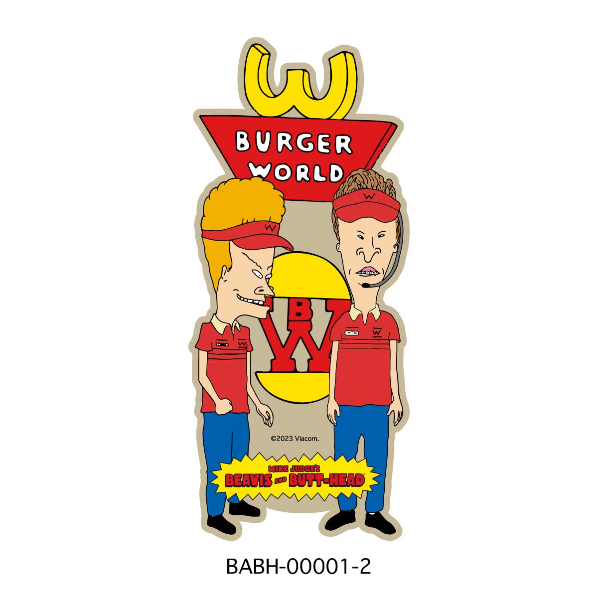 【Beavis and Butt-Head】STICKER/【ビーバス＆バットヘッド】 ステッカー