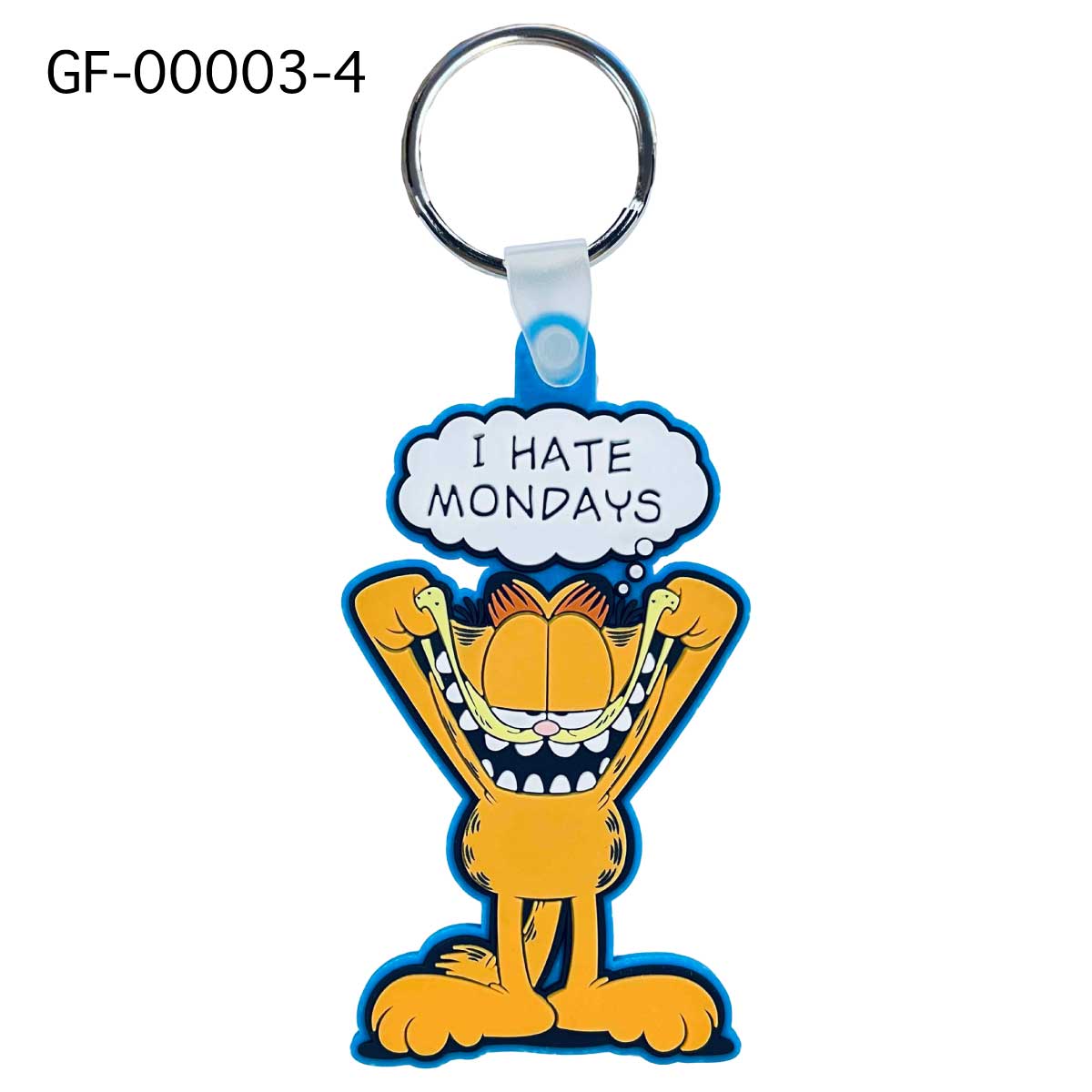 【GARFIELD】RUBBER KEYRING/【ガーフィールド】 ラバーキーリング