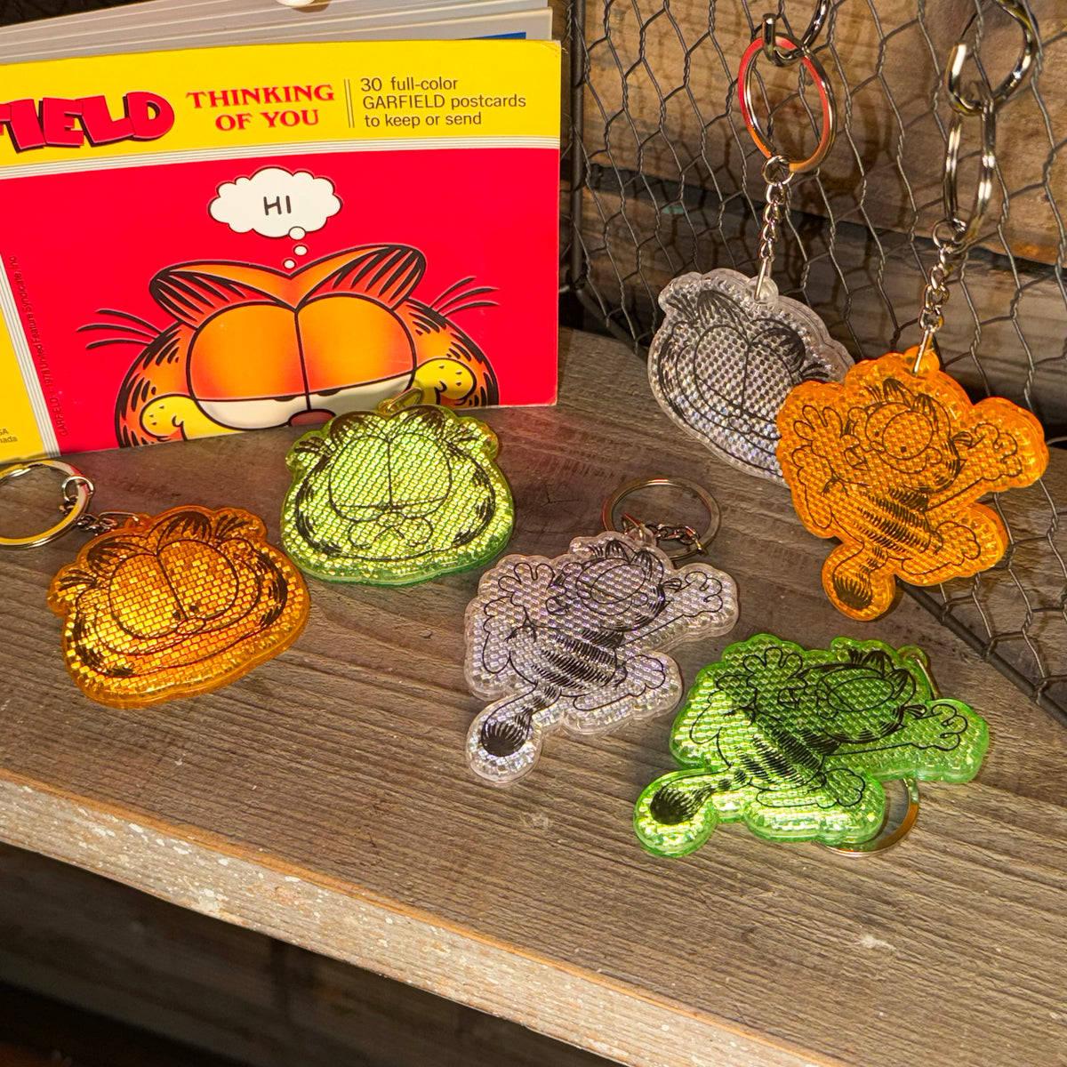 GARFIELD REFLECTOR KEYRING/リフレクターキーリング